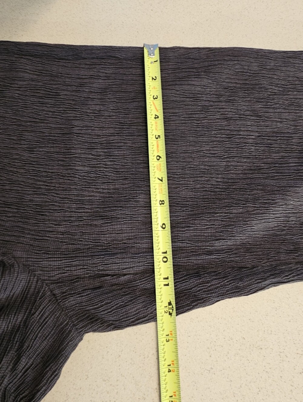 Eileen Fisher SZ S Petite Gray Crepe Pull On Relaxed Fit Pant Split Hem Baggy - Picture 11 of 12